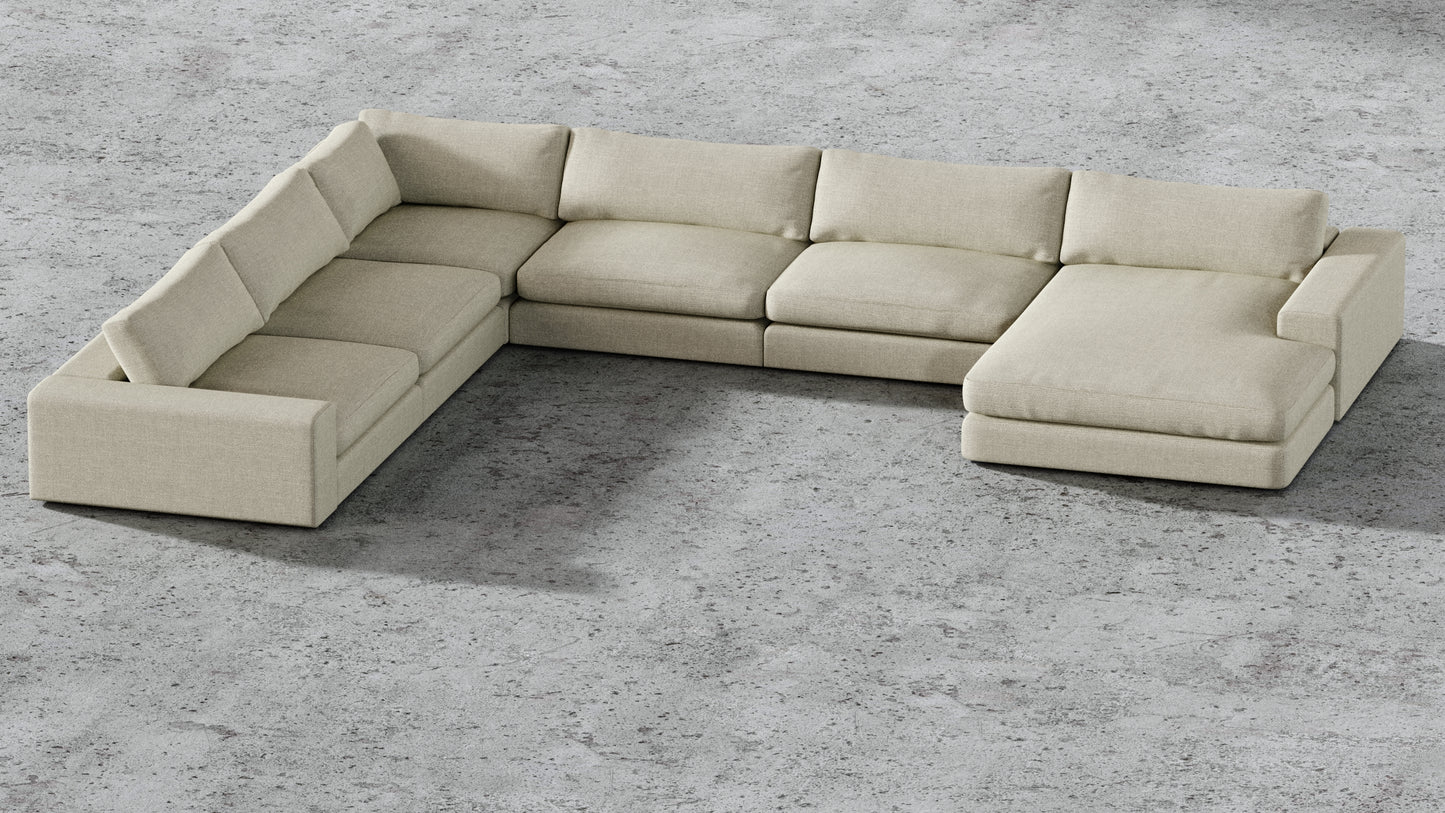 MGR 5 Seat + Chaise Corner Sectional