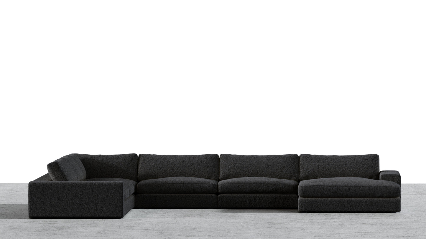 MGR 5 Seat + Chaise Corner Sectional