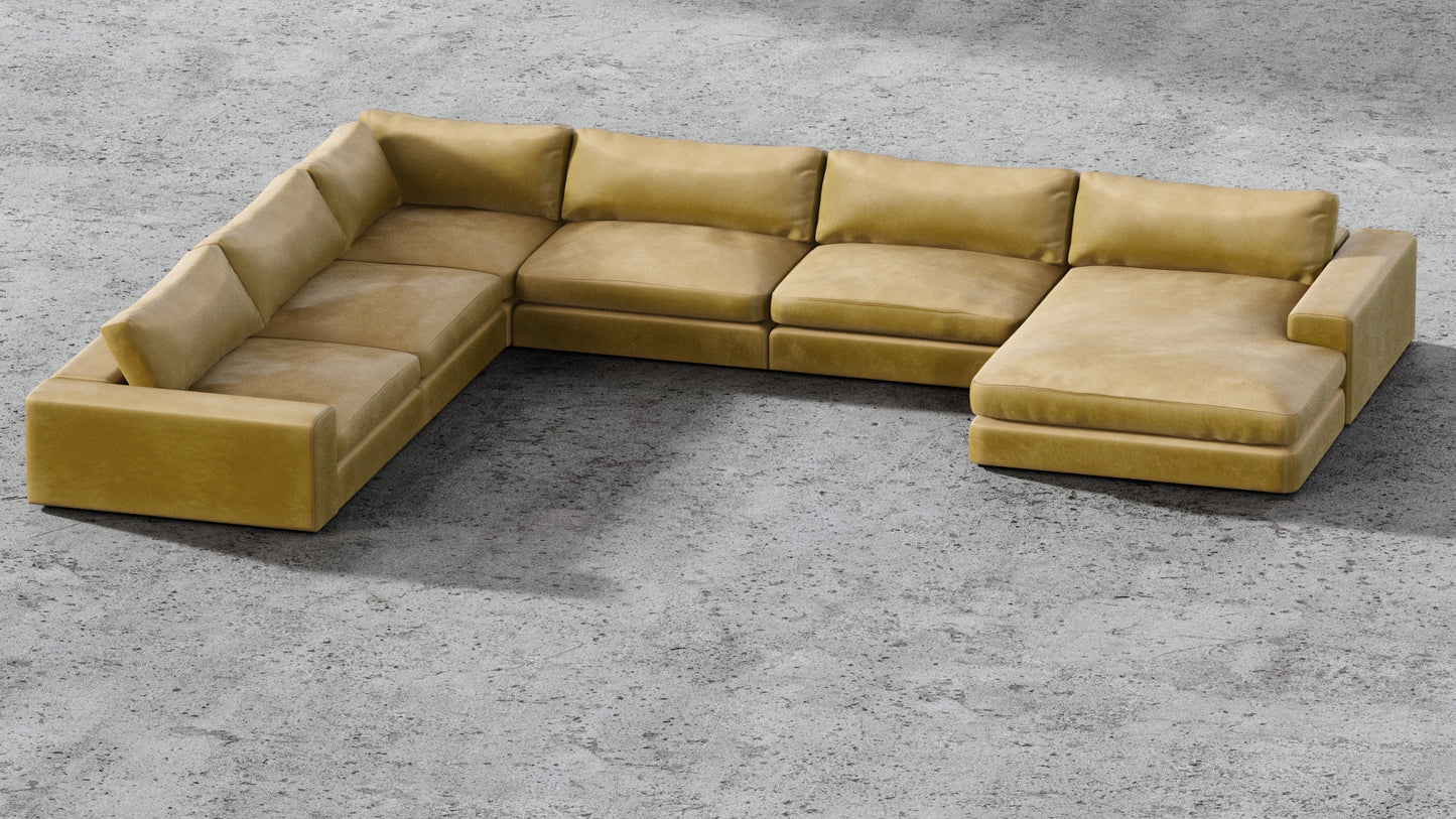 MGR 5 Seat + Chaise Corner Sectional