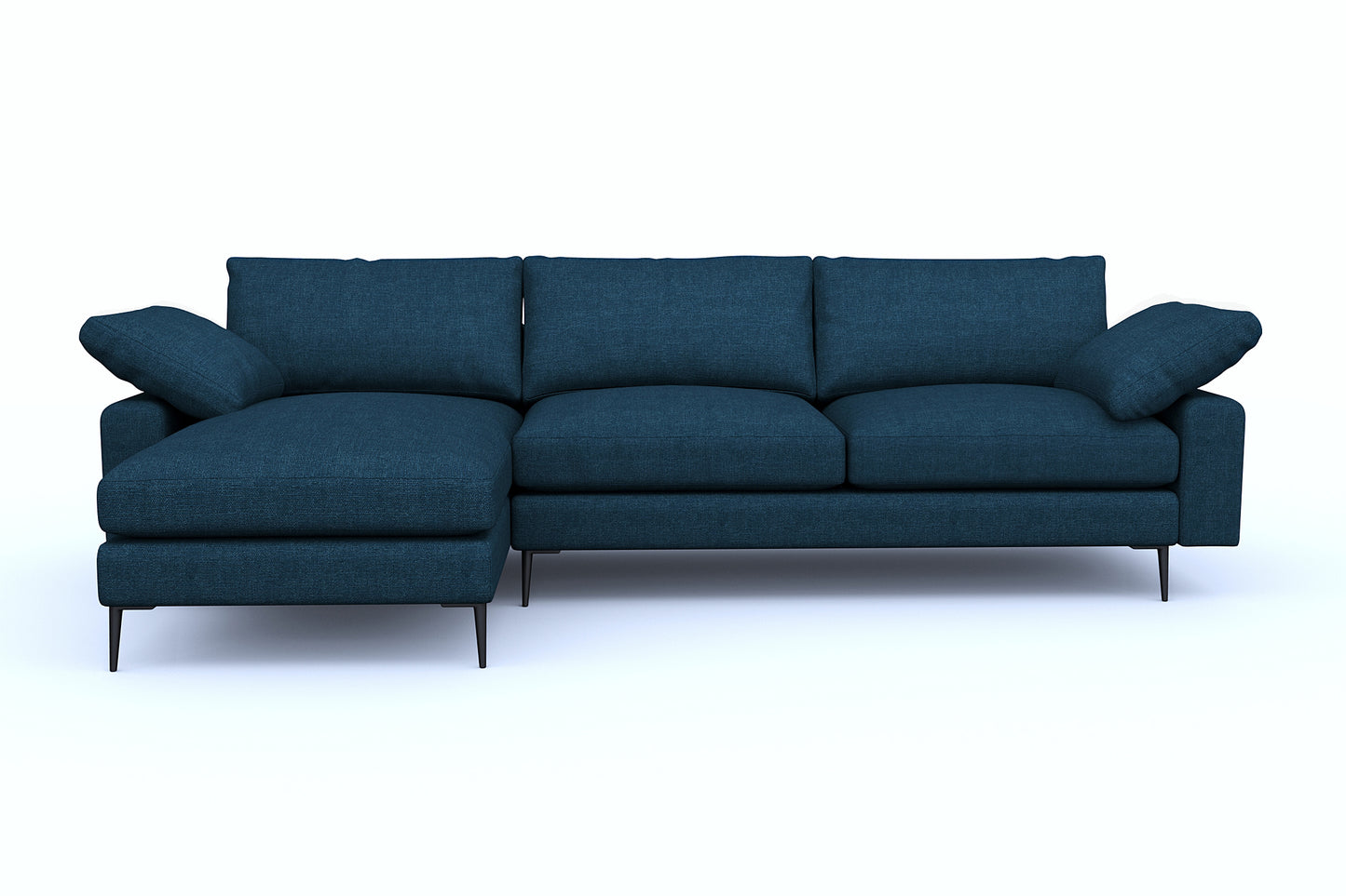 Canapé modulable bleu nuit ardoise