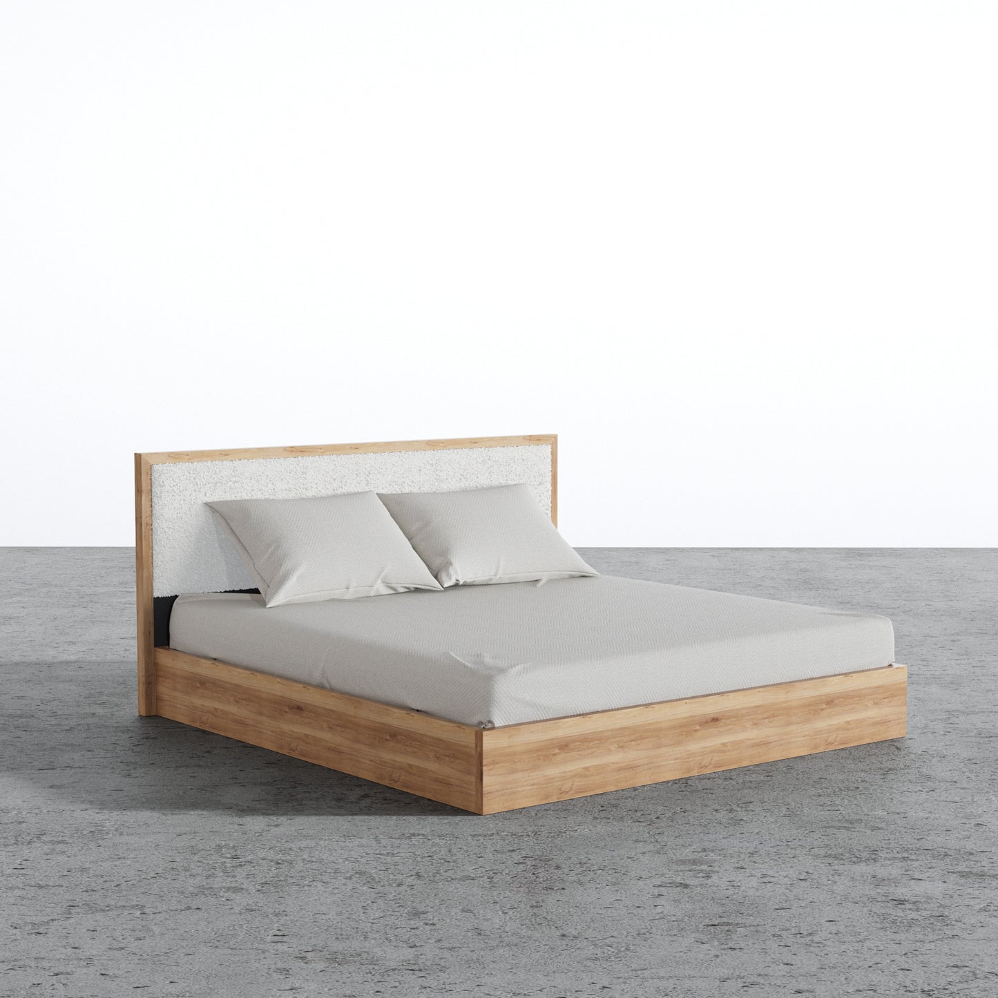Aspen Bed With Upholstered Back