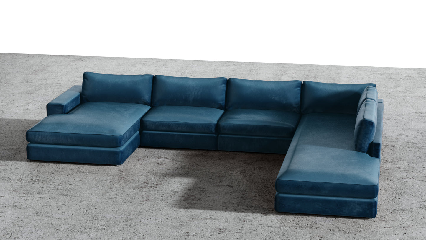 MGR Double Chaise + Corner Sectional