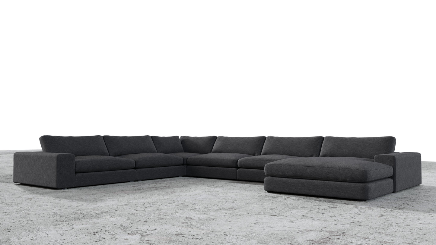 MGR 5 Seat + Chaise Corner Sectional
