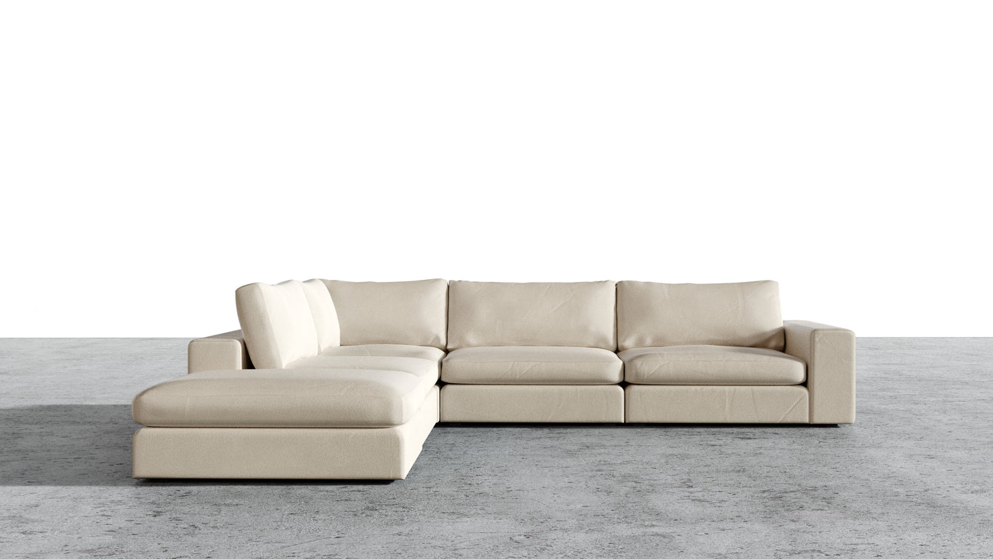 Canapé 4 places Titan avec pouf