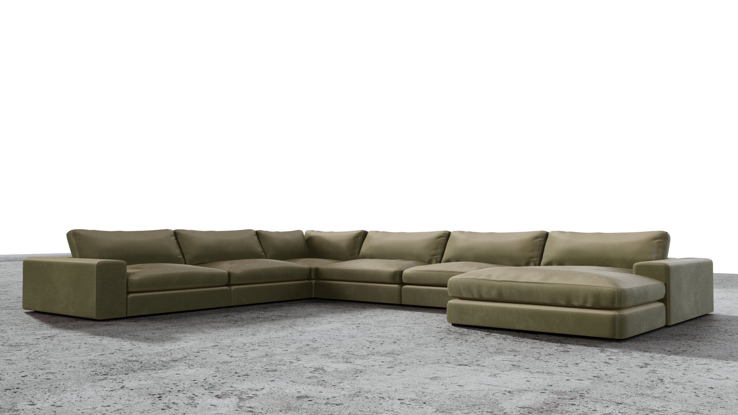 MGR 5 Seat + Chaise Corner Sectional