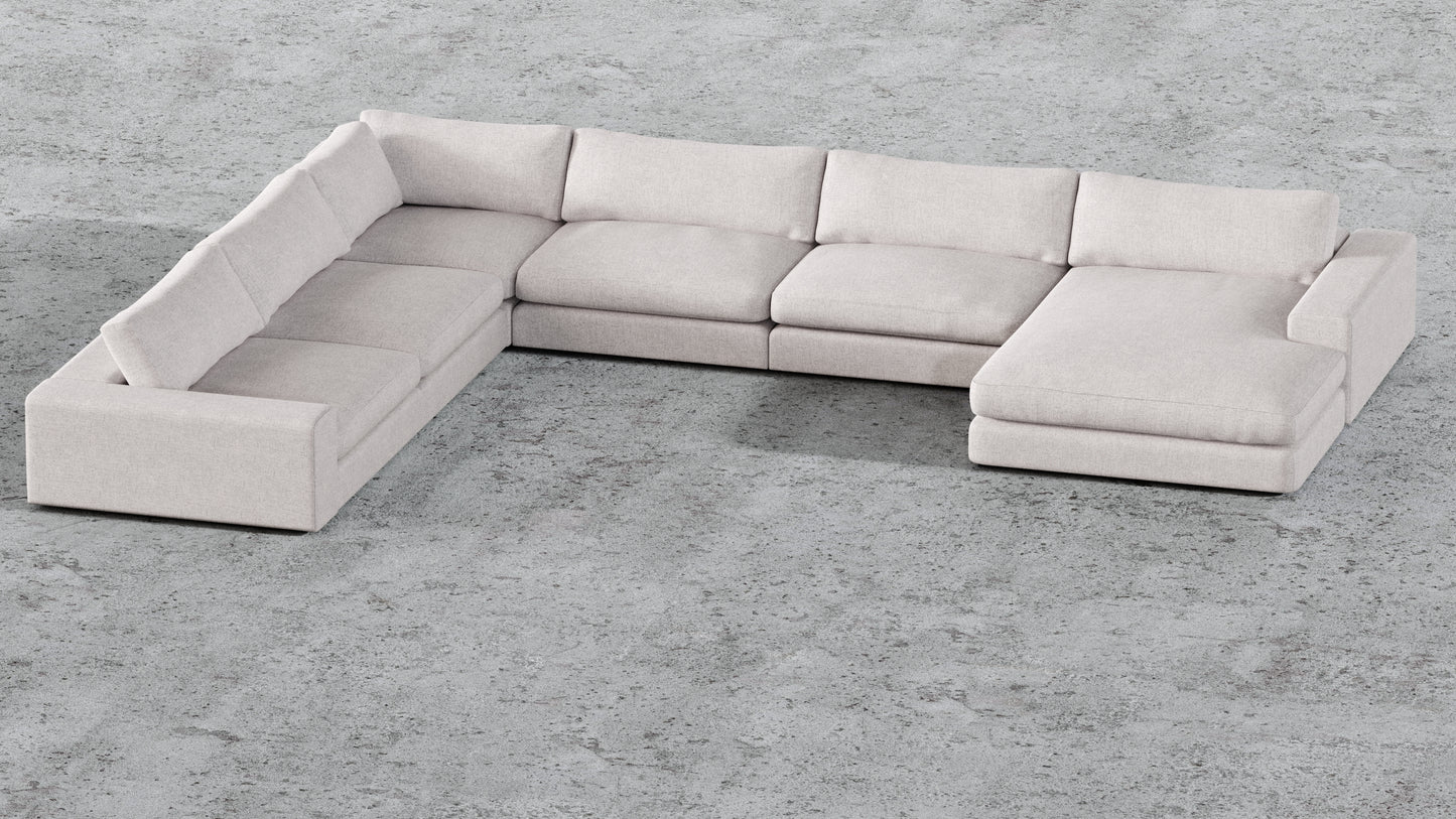 MGR 5 Seat + Chaise Corner Sectional