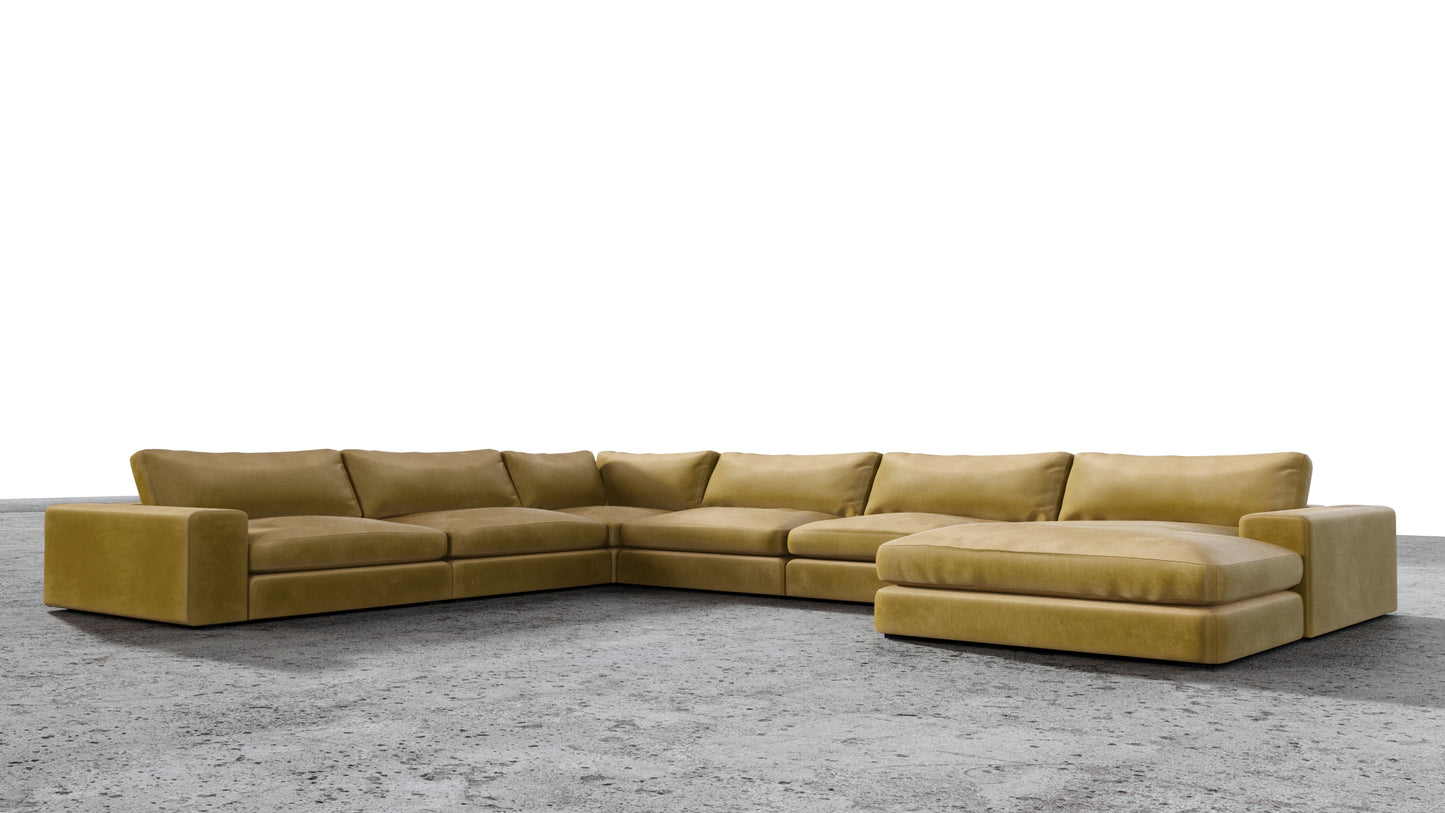MGR 5 Seat + Chaise Corner Sectional