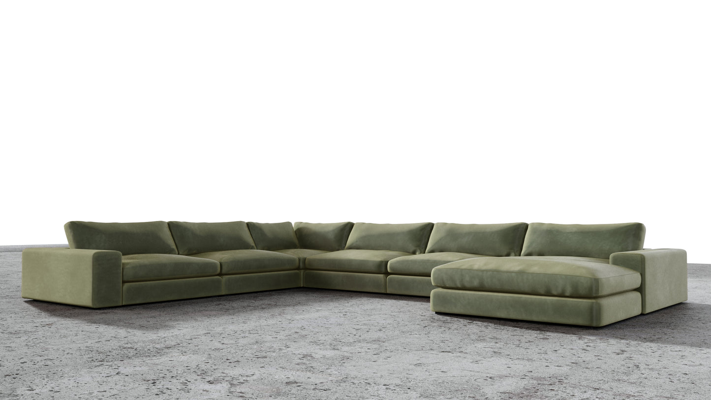 MGR 5 Seat + Chaise Corner Sectional