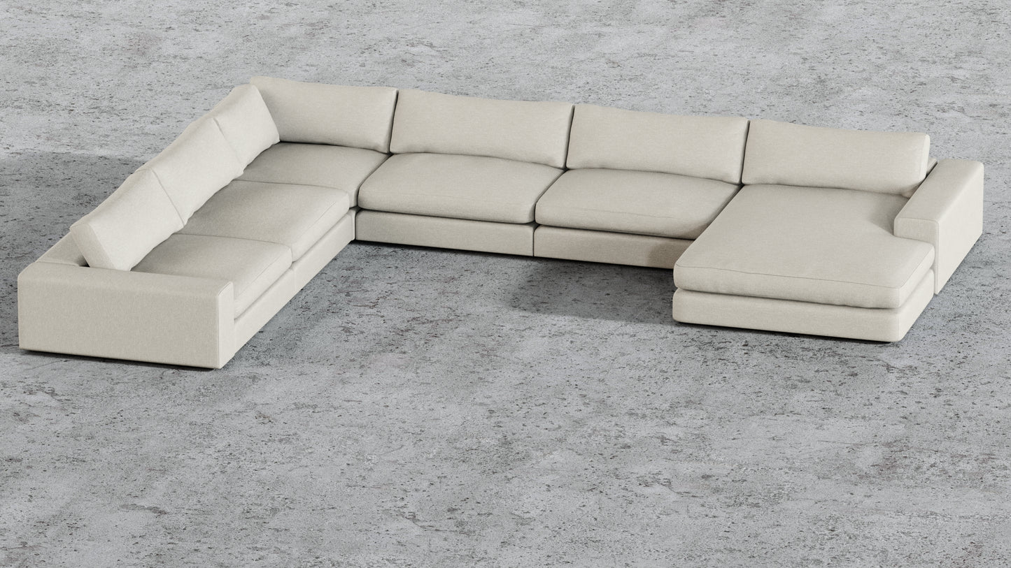 MGR 5 Seat + Chaise Corner Sectional