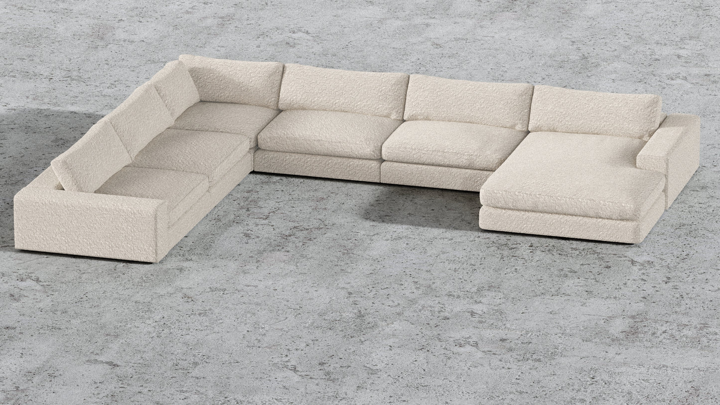 MGR 5 Seat + Chaise Corner Sectional