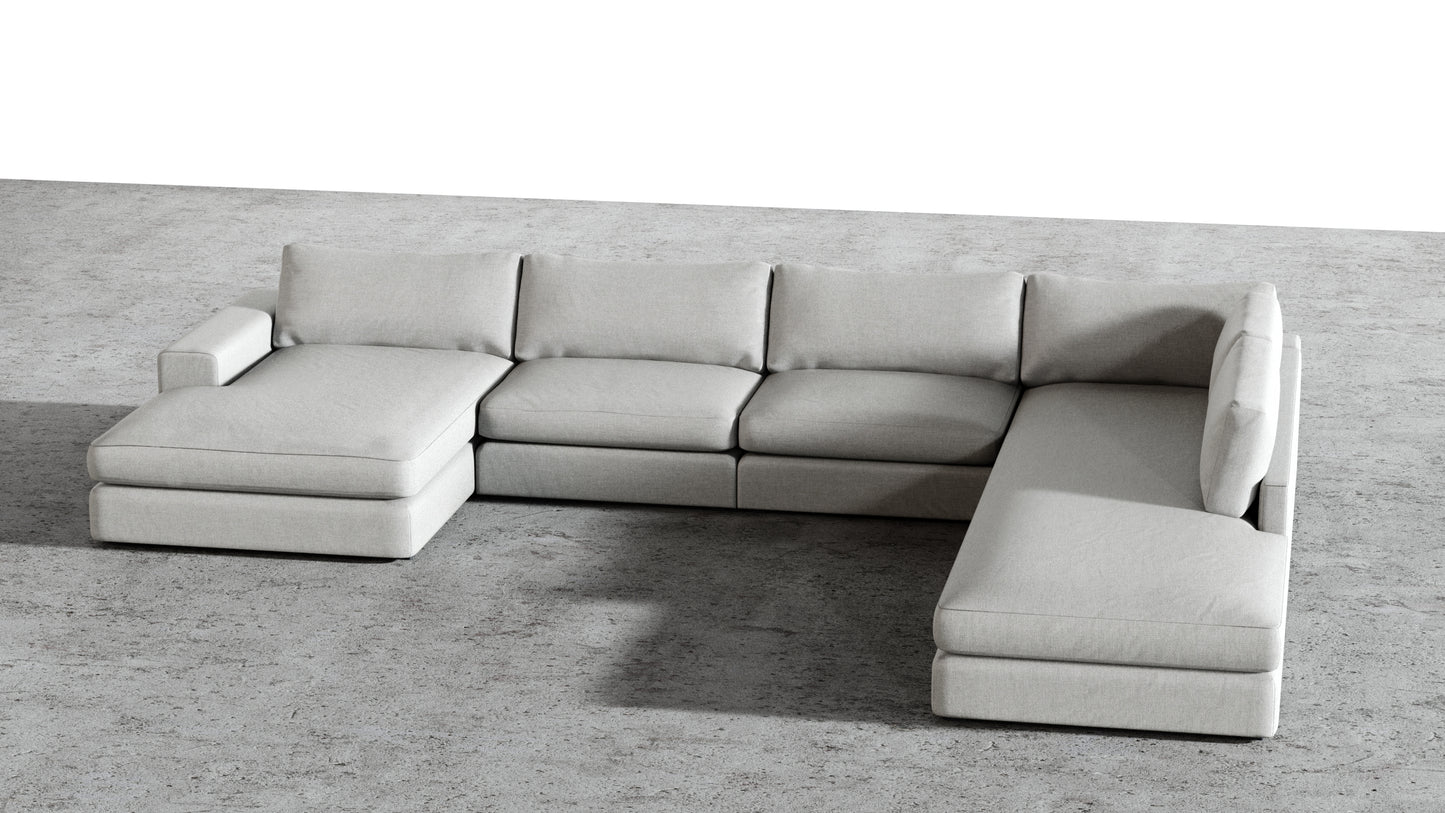 MGR Double Chaise + Corner Sectional