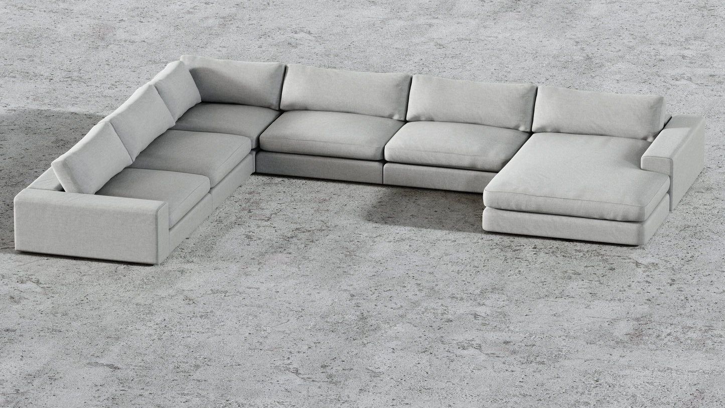 MGR 5 Seat + Chaise Corner Sectional