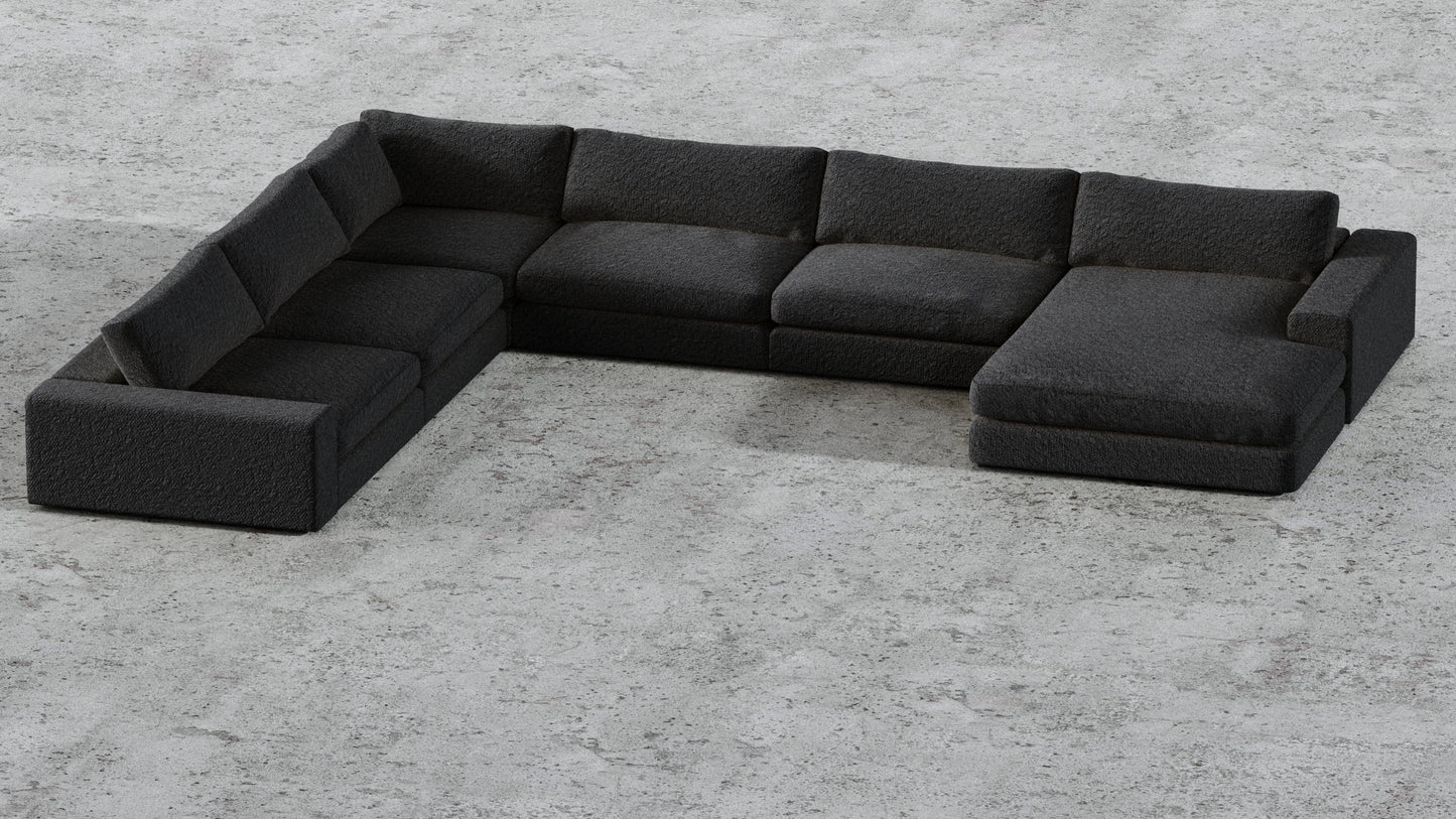 MGR 5 Seat + Chaise Corner Sectional