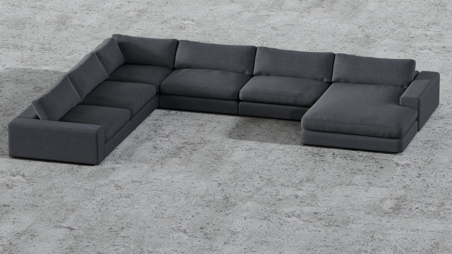 MGR 5 Seat + Chaise Corner Sectional