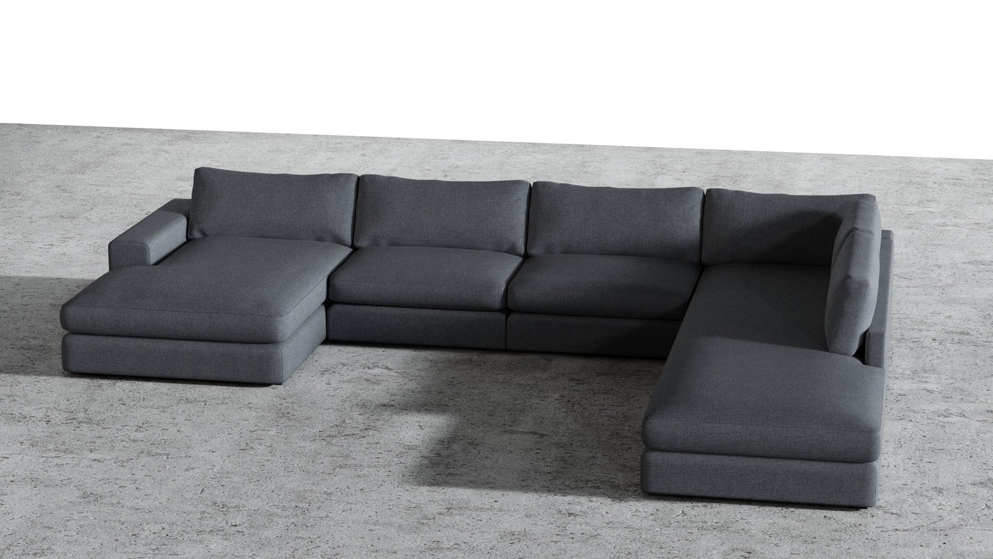 MGR Double Chaise + Corner Sectional