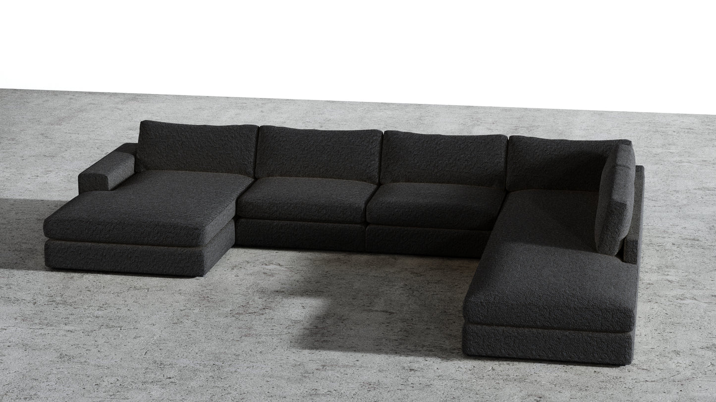 MGR Double Chaise + Corner Sectional