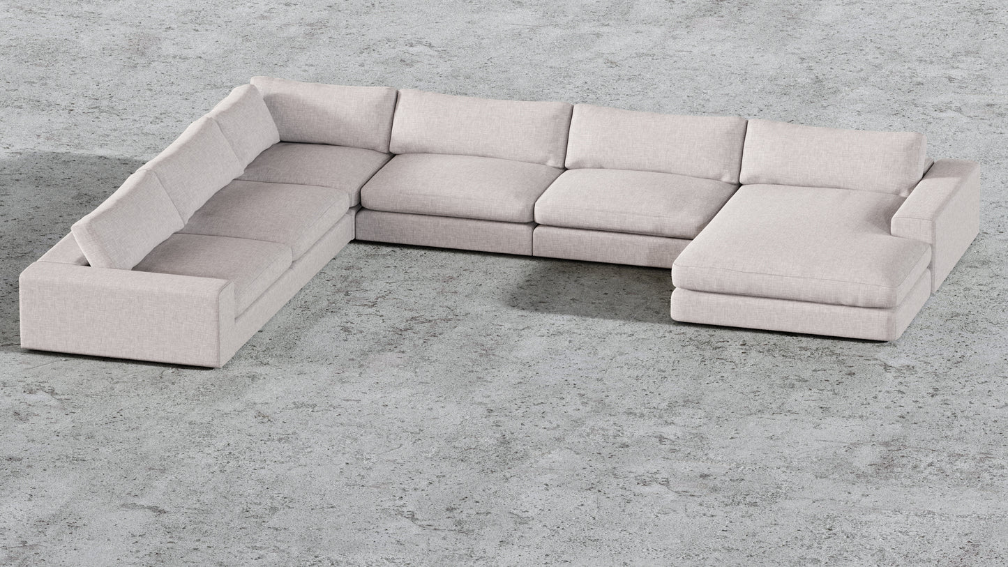 MGR 5 Seat + Chaise Corner Sectional