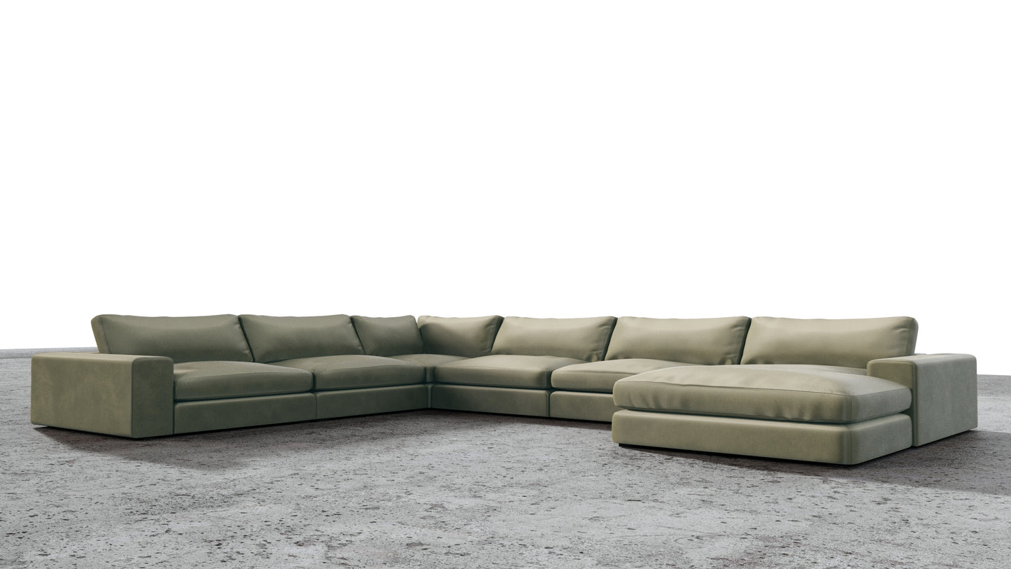 MGR 5 Seat + Chaise Corner Sectional