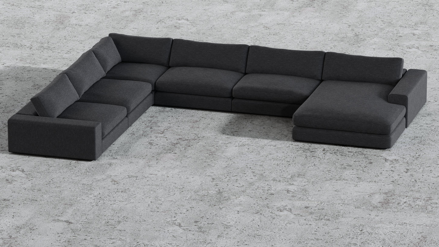 MGR 5 Seat + Chaise Corner Sectional