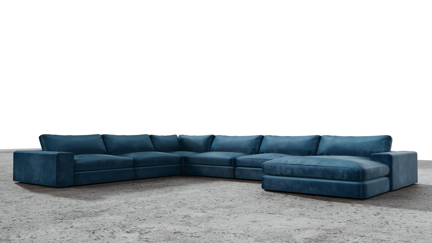 MGR 5 Seat + Chaise Corner Sectional