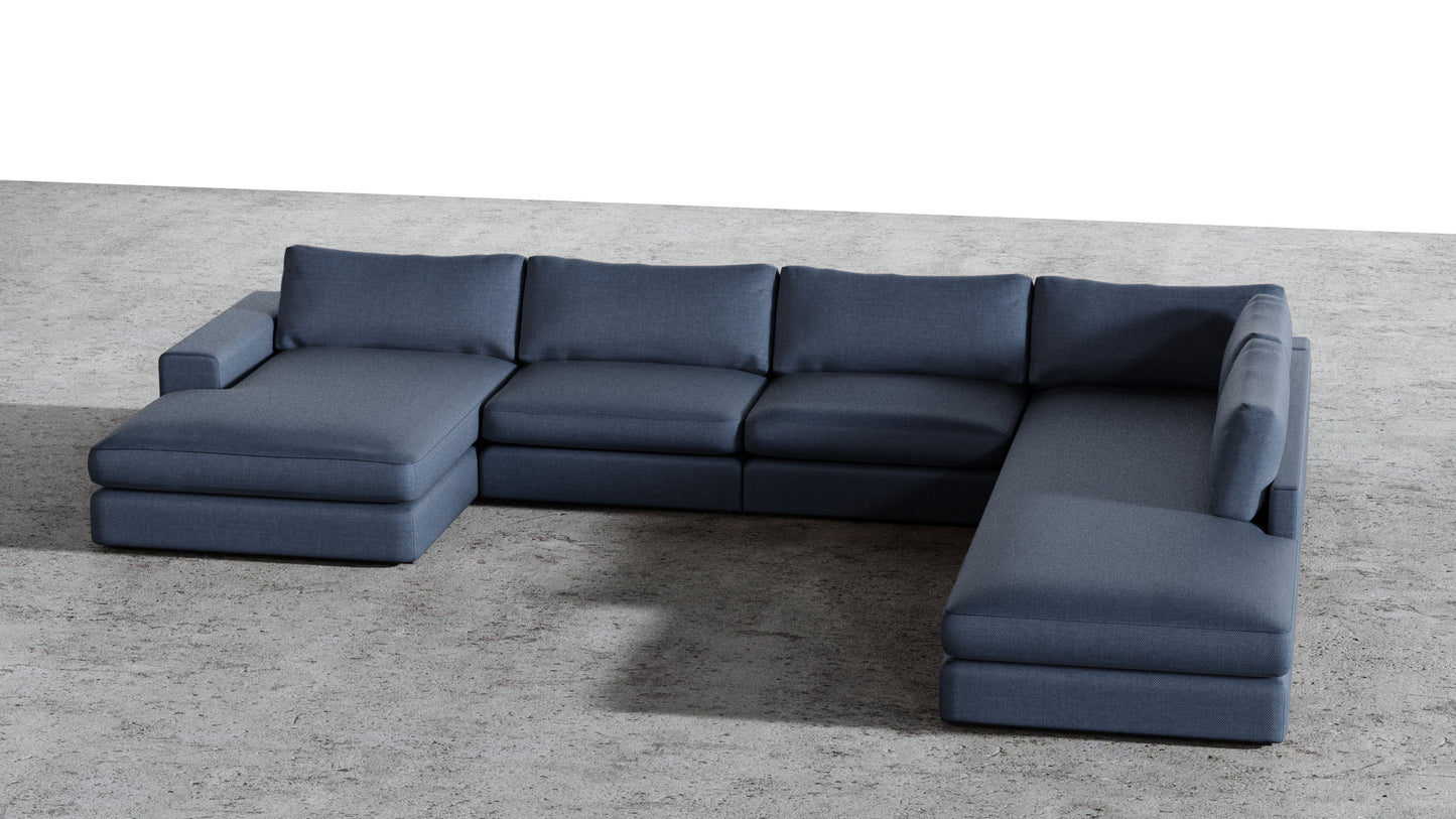 MGR Double Chaise + Corner Sectional