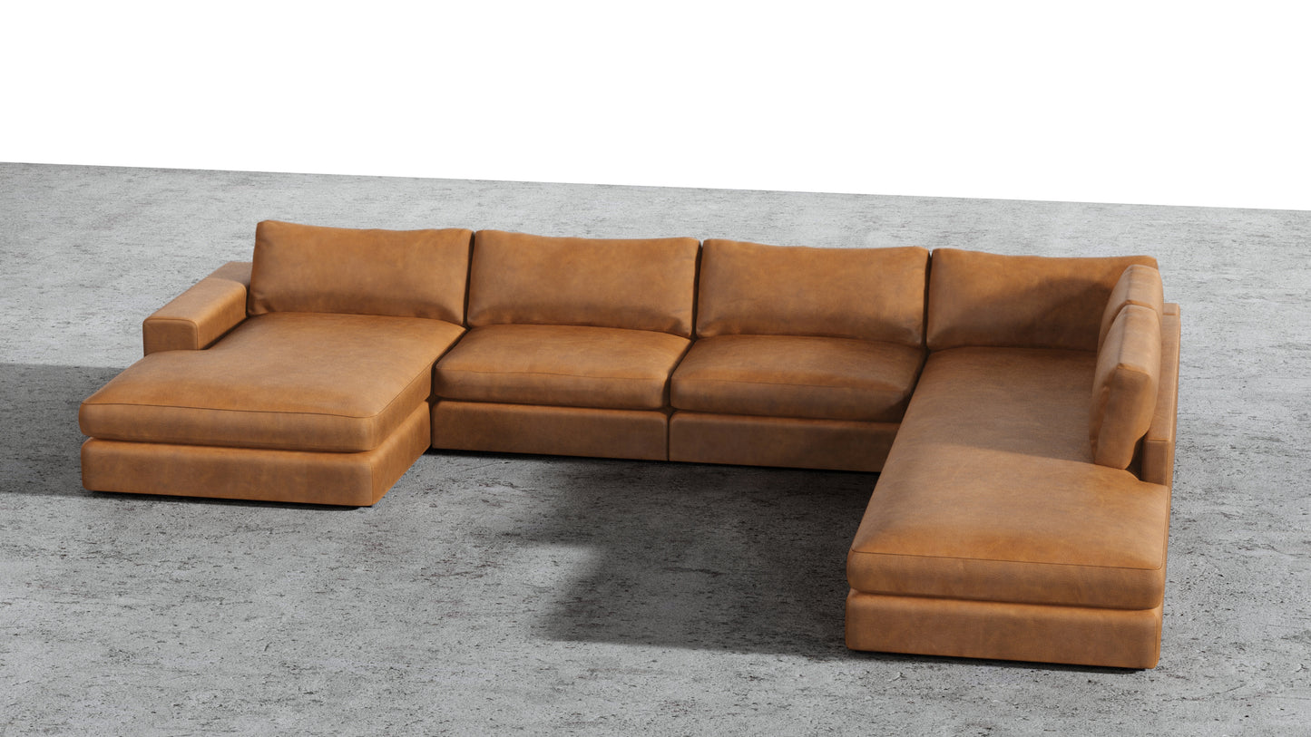 Chaise longue double MGR + sectionnel d'angle