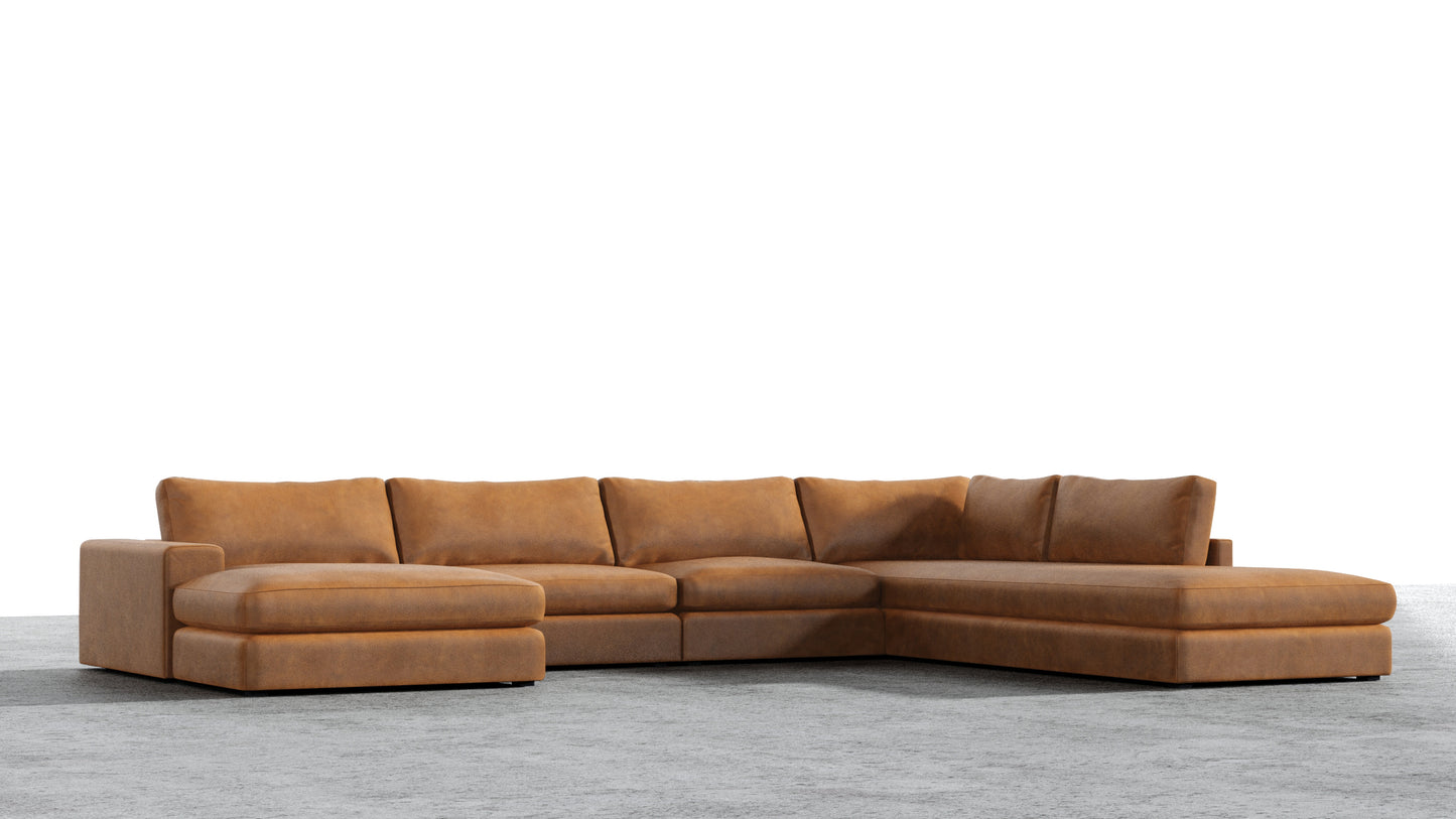 Chaise longue double MGR + sectionnel d'angle