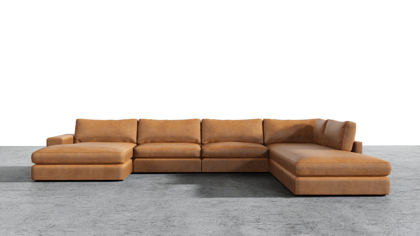 Chaise longue double MGR + sectionnel d'angle