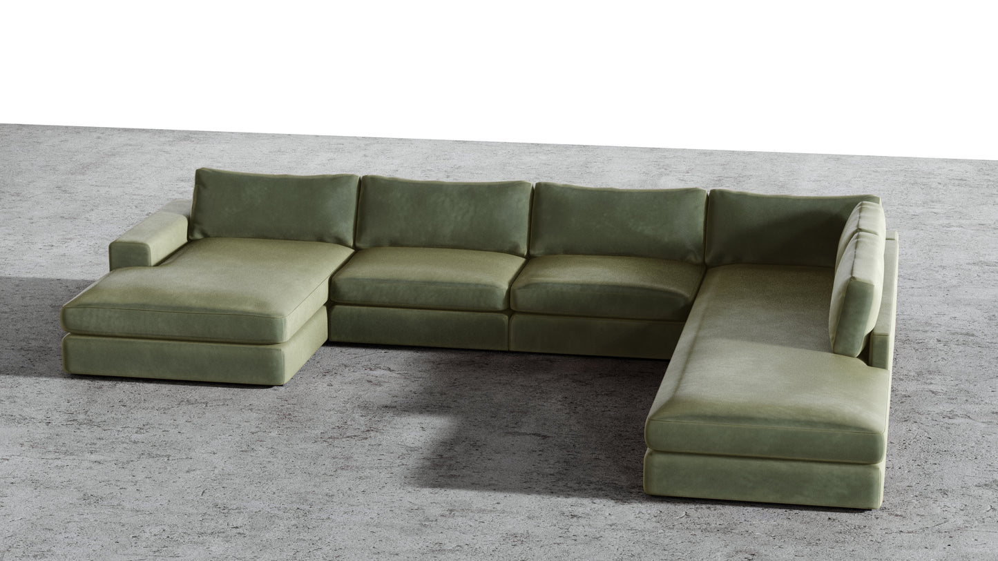 MGR Double Chaise + Corner Sectional