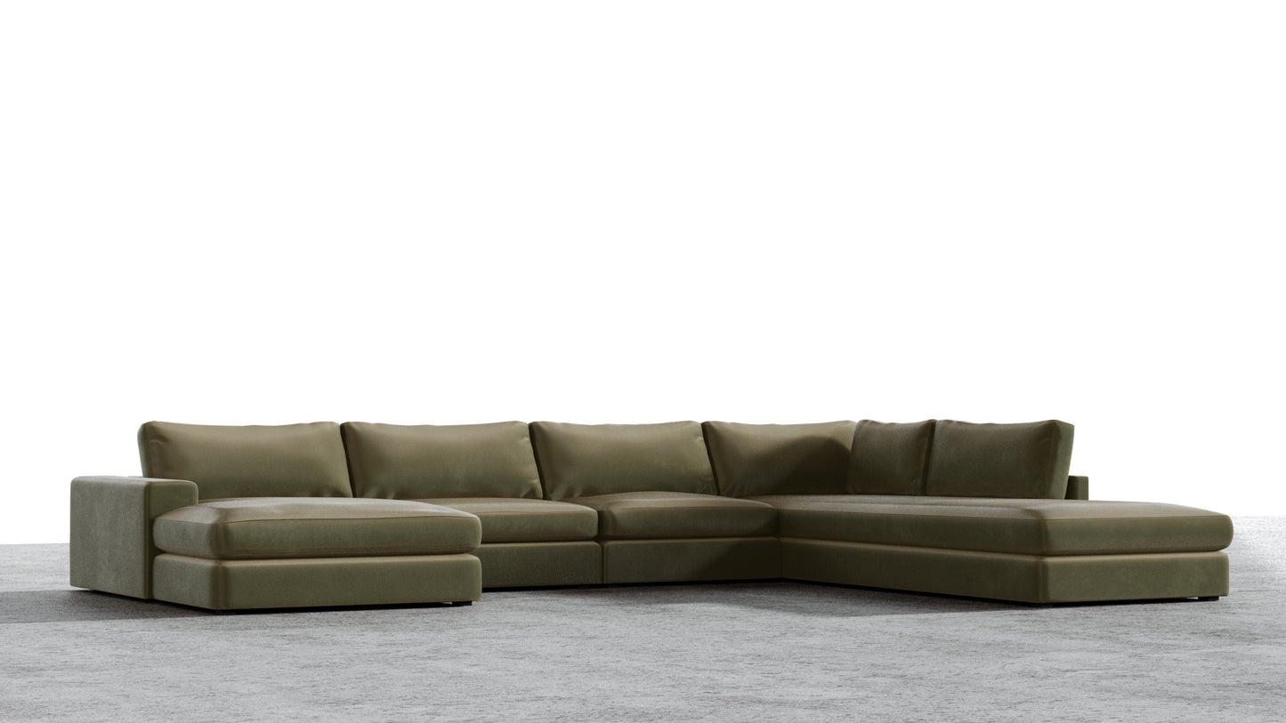 MGR Double Chaise + Corner Sectional