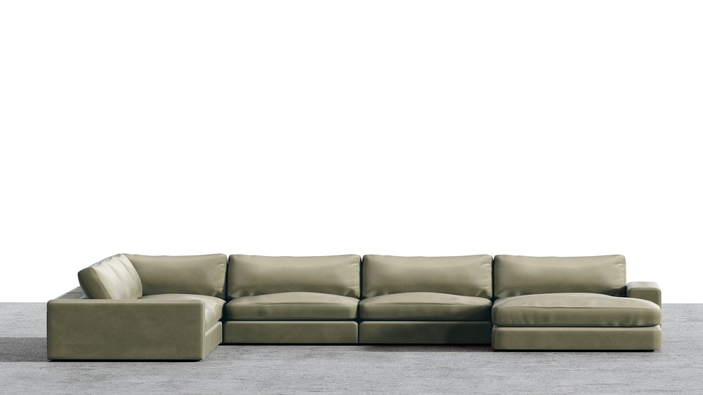 MGR 5 Seat + Chaise Corner Sectional