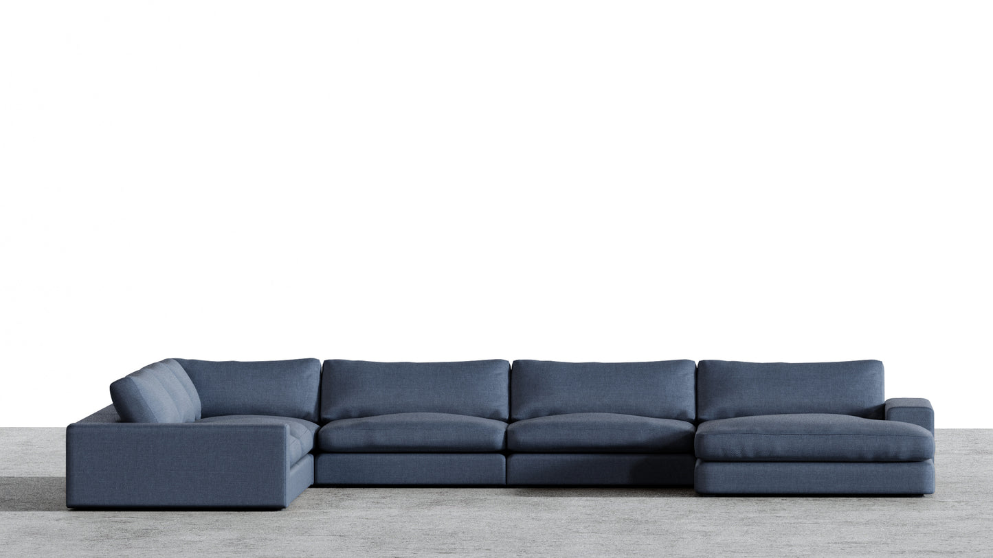 MGR 5 Seat + Chaise Corner Sectional