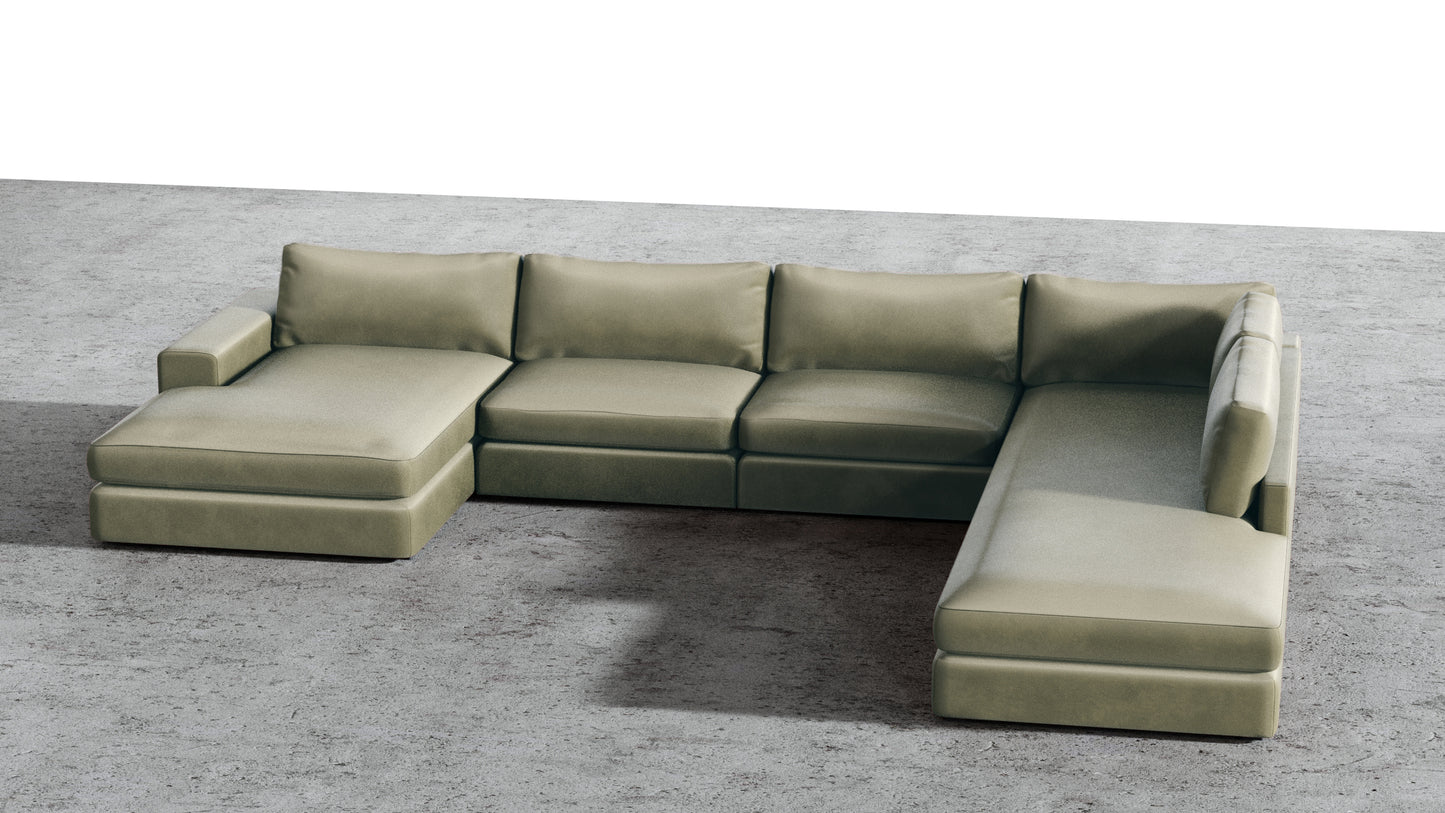 MGR Double Chaise + Corner Sectional