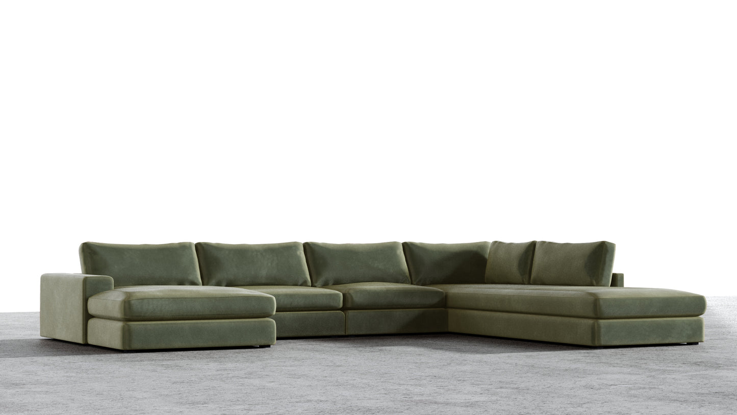 MGR Double Chaise + Corner Sectional
