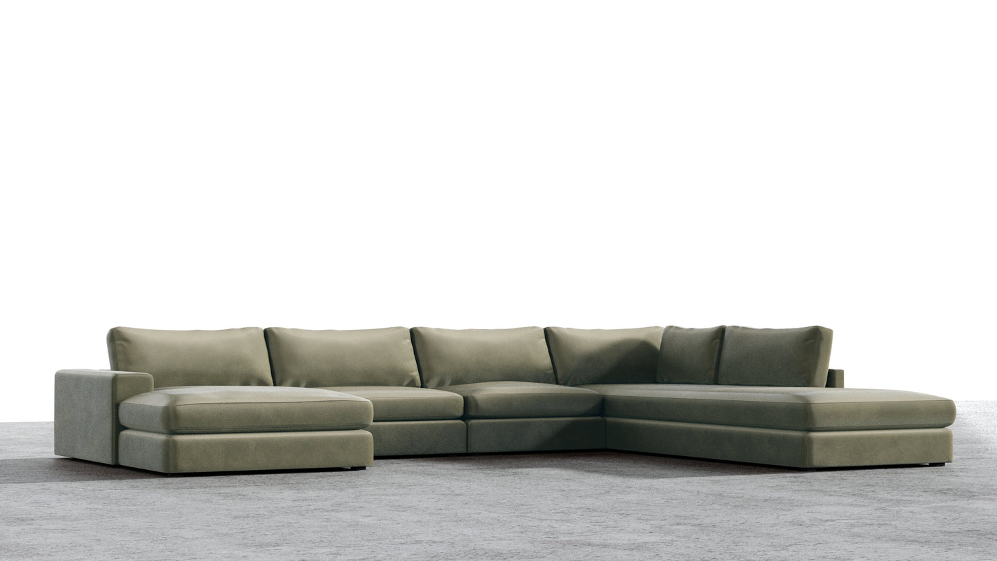 MGR Double Chaise + Corner Sectional