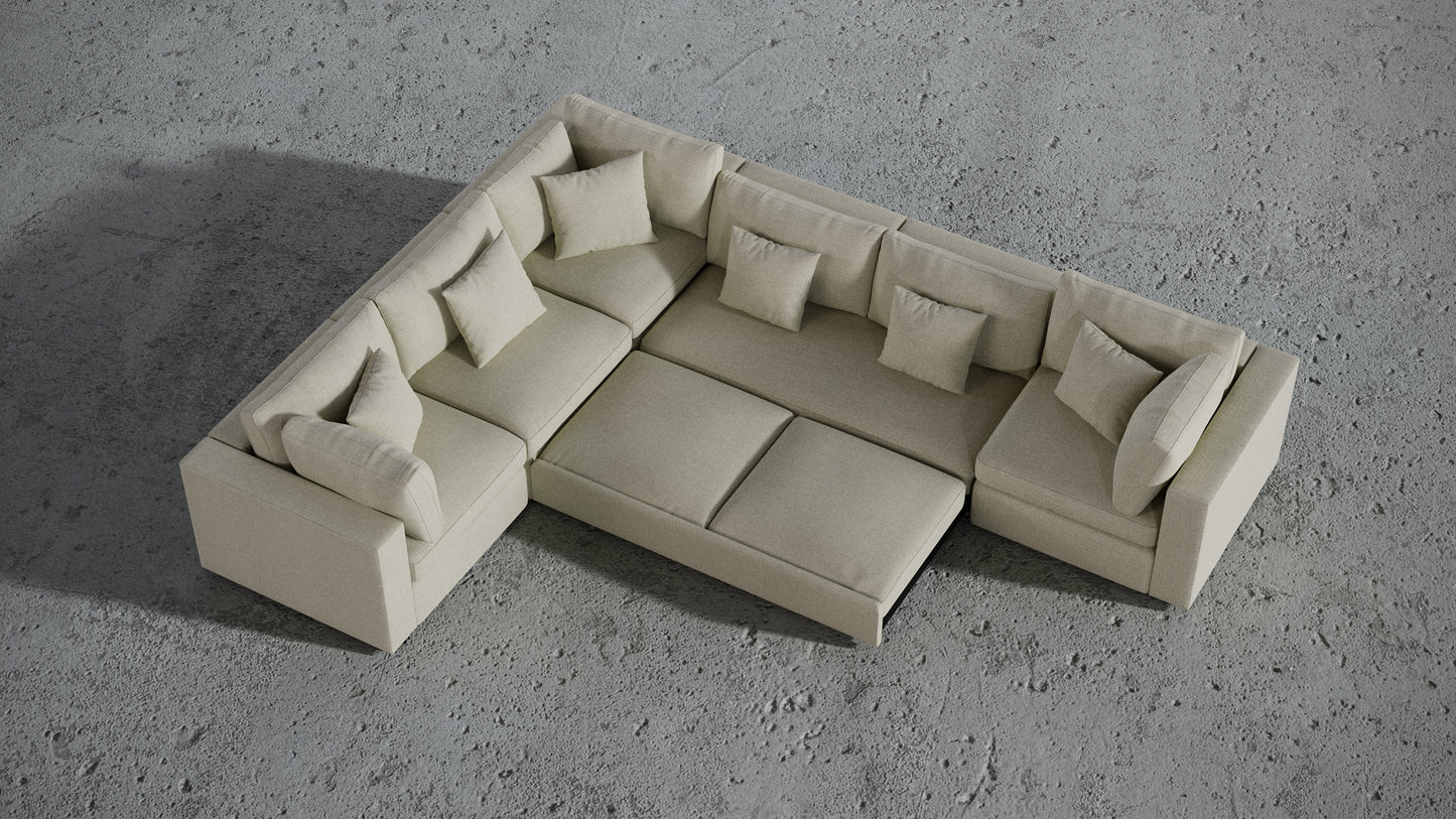 Bennet Corner Sectional 6 Seater