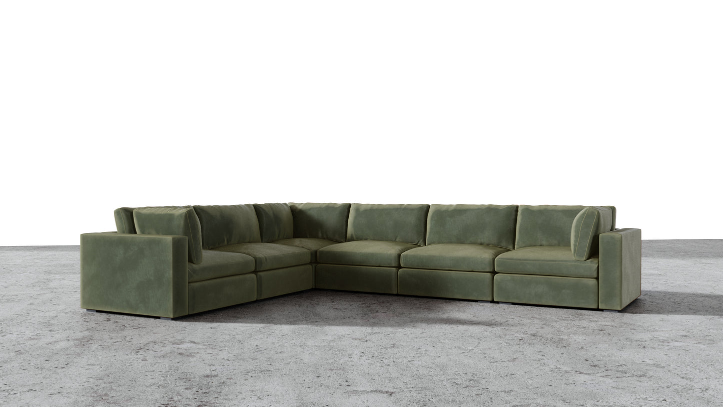 Bennet Corner Sectional 6 Seater