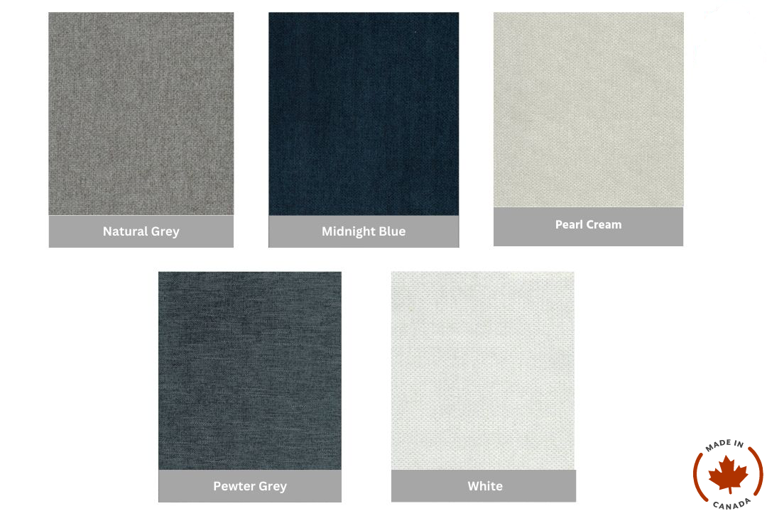 Pouf Bennet gris étain