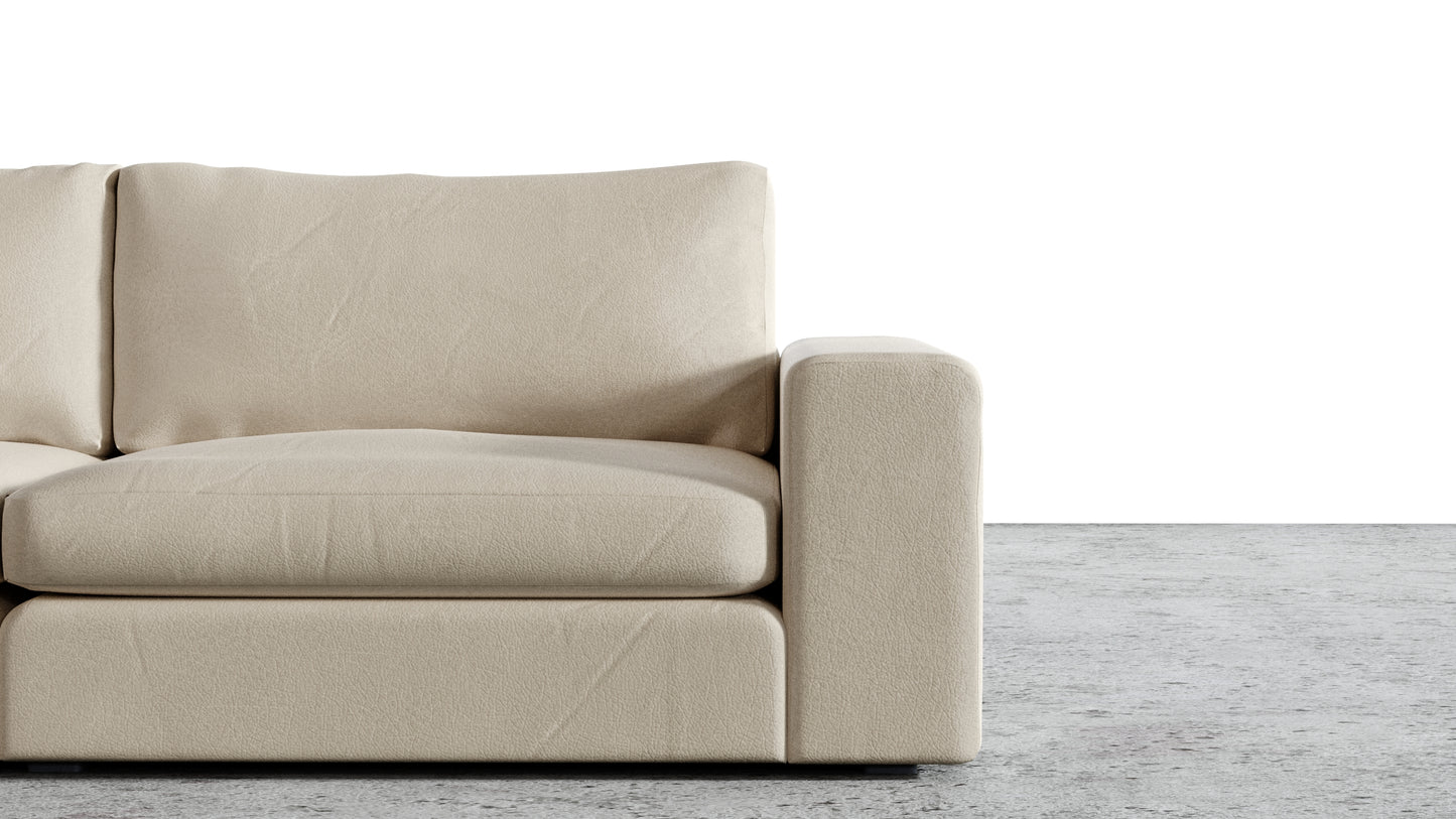 Canapé 4 places Titan avec pouf