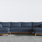 Oak Studio Double Chaise Sectional