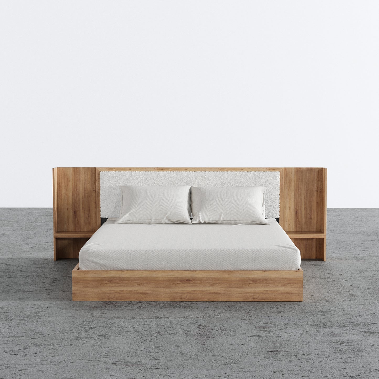 Aspen Bed With Upholstered Back