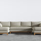 Oak Studio Double Chaise Sectional