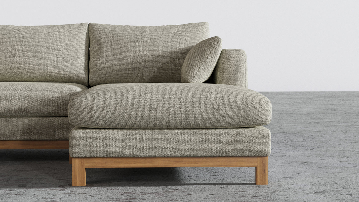 Oak Studio Double Chaise Sectional