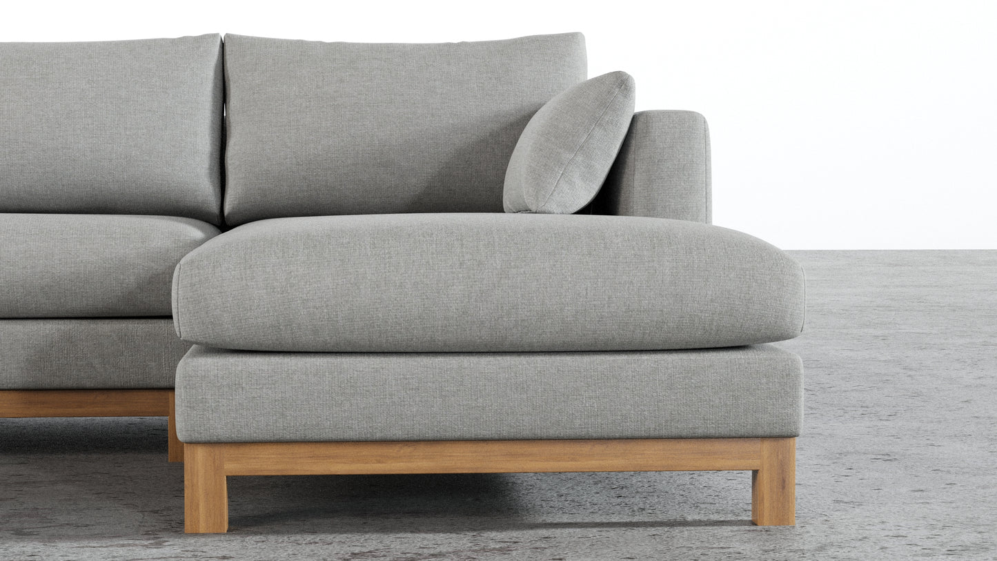 Oak Studio Double Chaise Sectional