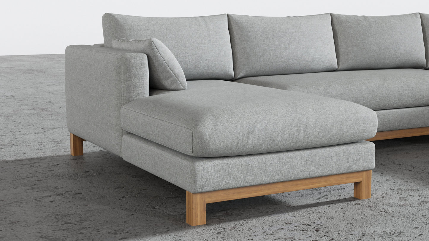 Oak Studio Double Chaise Sectional