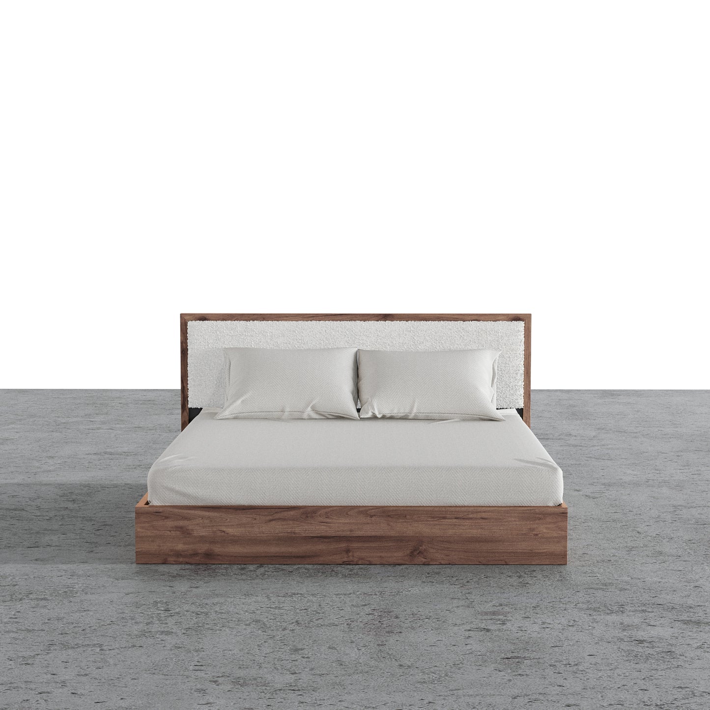 Aspen Bed With Upholstered Back