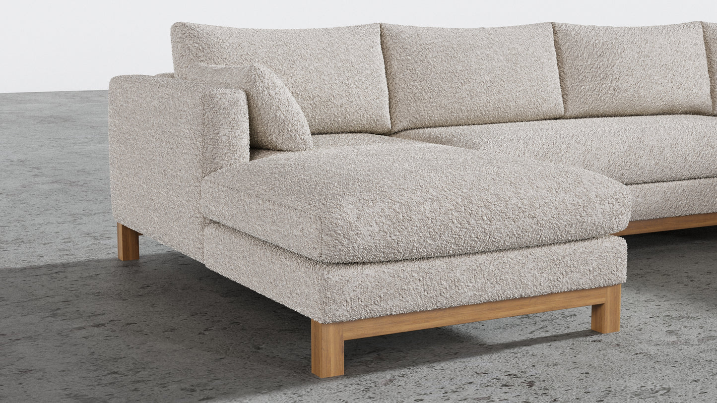 Oak Studio Double Chaise Sectional