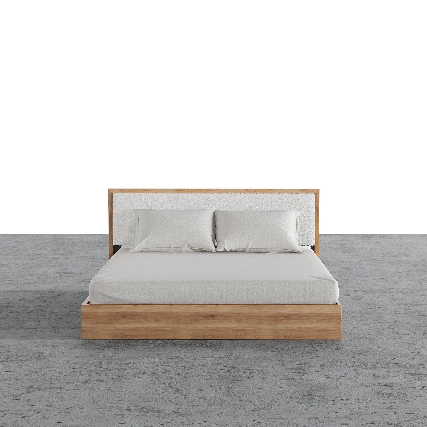 Aspen Bed With Upholstered Back