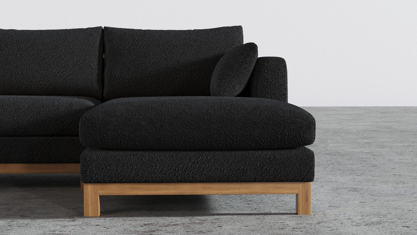 Oak Studio Double Chaise Sectional