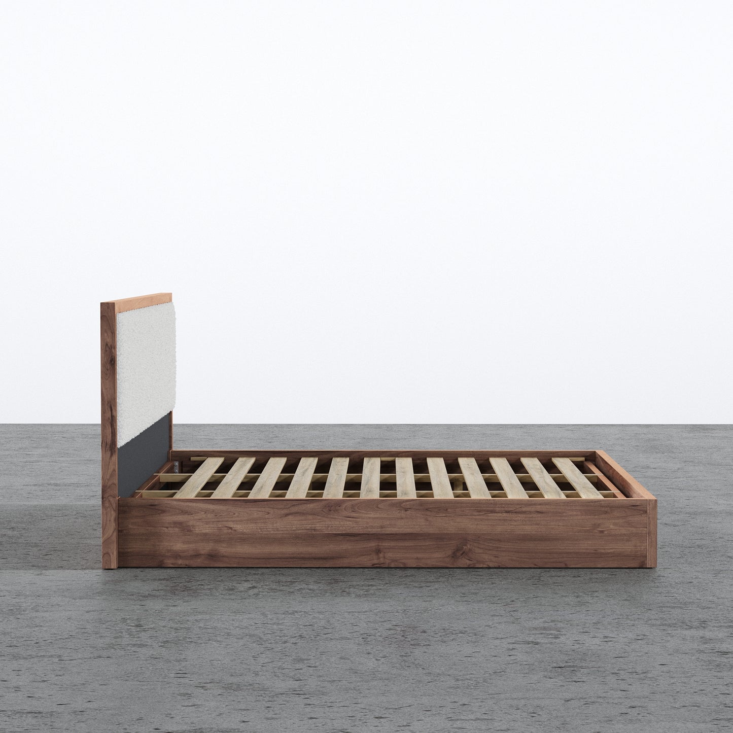 Aspen Bed With Upholstered Back